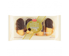 Máslové rohlíčky polité čokoládou 125 g PeCu