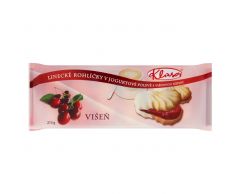 Linecké rohlíčky  v jogurtové polevě 210g