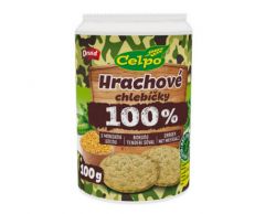 Chlebíčky hrachové s mořskou solí 100g