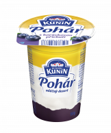 Kunín Pohár mléč. dez. s př. borůvka 150g