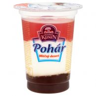 Kunín Pohár mléč. dez. čokoládový 150g 