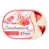 Prima Smetanová malinový topping 900ml