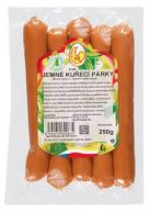 Párky kuřecí jemné 250g