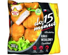 Kuřecí medailonky smaž. mraž. 360g