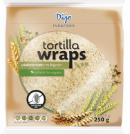 Tortilové celozrnné placky 250g