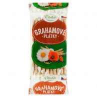 Křehký chleb. grahamový 75g