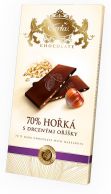 Čok. hořká oříšková 70% 80g