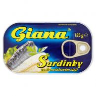 Sardinky v oleji  Giana 125/90g 