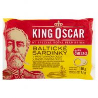 Sardinky baltické v oleji 110/77g