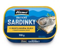 Sardinky Baltic. v oleji 110g/77g 