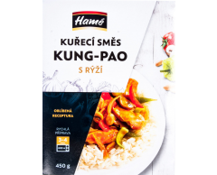 Kuřecí směs KungPao s rýží 450g 