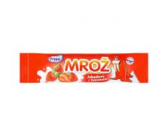 Mrož jahodový s tvarohem tm.poleva 45ml