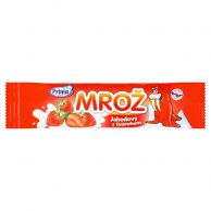 Mrož jahodový s tvarohem tm.poleva 45ml