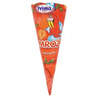 Mrož kornout jahodový 115ml