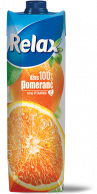 Relax 100% pomerančová šťáva 1l