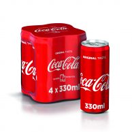 Coca-Cola multipack 4*0,33l plech
