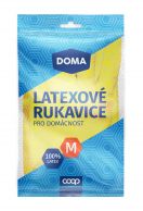 Rukavice latexové žluté