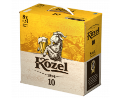 Velkopopovický Koz. 10  8*0,5l Gold