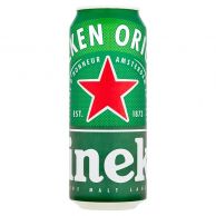 Heineken světlý ležák 0,5l plech
