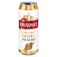Krušovice Král Hořké nealko plech 0,5l