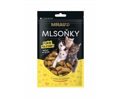 Mňau polštářky kuřecí+sýr 60g