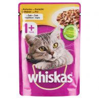 Whiskas kapsa s kuřecím v želé MARS 100g