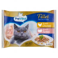 Prev. nat. kapsa kuře+krůta želé 4x85g