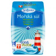Sůl mořská jod+fluor 1kg