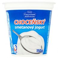 Choceňský smetanový jogurt bílý 150g