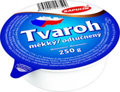 Tvaroh měkký vanička 0,1% 250g Kapucín