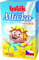 Bobík mlíčko vanilka 250ml