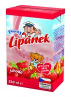Lipánek trvanlivé mléko jahoda 250ml 