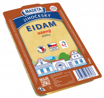 Jihočeský Eidam uzený 44% plátky 100g