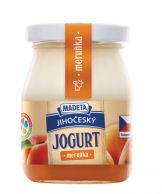 Jhč. jogurt meruňka sklo 200g