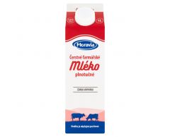 Mléko farmářské plnotučné 3,6% 1l
