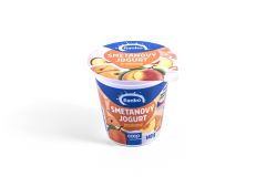 Jogurt smetanový broskvový 140g RANKO