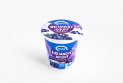 Jogurt smetanový borůvkový 140g RANKO