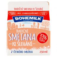 Smetana ke šlehání 33% 250ml Moravia 