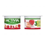 Activia jahoda 4*120g