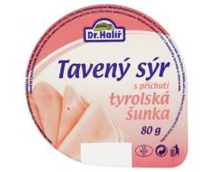 Dr. Halíř tavený sýr tyrolská šunka  80g