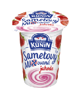 Kunín sametový jog.jahoda 150g