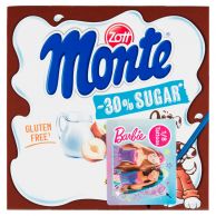 Monte čoko 4*55g -30% cukru 