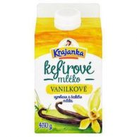 Krajanka kefír 0,8% vanilka 450g 