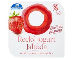 Řecký jogurt jahoda 140g