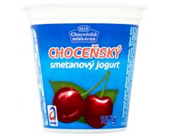 Choceňský jogurt smet. višeň 150g