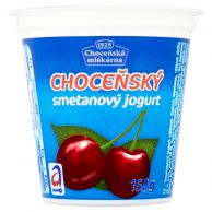 Choceňský jogurt smet. višeň 150g