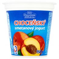Choceňský smet. jogurt broskev 150g