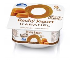 Řecký jogurt karamel 140g Polabska mlek.