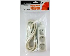 Prodlužovačka 3m 3zásuvka Power Magic