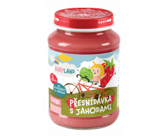 Kojenecká výživa Babyland jahoda 190g
